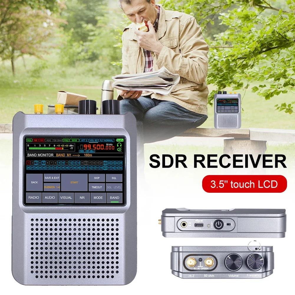 SDR ù ޴ AM SSB DSB CW NFM WFM  ù, 3.5 ġ LCD ġ ũ, 5000mAh ͸, 10kHz-380MHz, 404MHz-2GHz